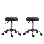 HOMCOM set van 2 fauteuils 35,5 cm x 35,5 cm x 63 cm