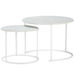 Outsunny set mese rotunde, bistro, Ф70x 50cm, Ф50x43cm