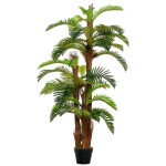 Outsunny 36-Leaf Artificial Fern Tree, with Pot