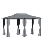 Tonnelle barnum 3L x 4l x 2,65H m gris