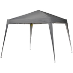 Outsunny Tonnelle Barnum de Jardin Pop-up Pliant 297L x 297l x 250H cm Acier Polyester imperméabilisé Anti UV avec Sac de Transport Gris