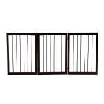 PawHut Cancellino per Cani e Animali Domestici a 3 Sezioni, Divisorio di Sicurezza Pieghevole e portatile, 160x1.2x76cm
