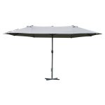 Grand parasol acier polyester haute densité