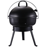 Barbecue Outsunny Gratar de excursie cu capac si sistem de controlat temperatura