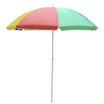 Outsunny Sonnenschirm Hawaiischirm Strandschirm Partyschirm Gartenschirm in verschiedenen Farben, 4 Modelle (Gartenschirm/Ø160cm/bunt)
