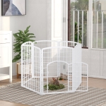 PawHut Tarc pentru Animale 6 Panouri 65 x 95 cm Plastic Rezistent
