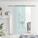 HomCom usa glisanta sticla rodata 77.5x205cm, transparenta