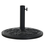 Outsunny® Soporte de Sombrilla Redondo Ajustable Universal Pie de Parasol de Cemento Φ48x34cm