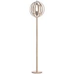 Lampadaire design en bois