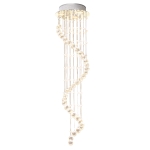 HOMCOM Crystal Chandelier, 35 Φ 40 mm balls and 160 Octagons