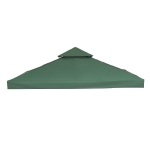 Outsunny Tetto di Ricambio per Gazebo da Giardino Doppio Tetto 3x3m