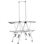 HOMCOM drying rack 138.5 W x 63 D x 208 H