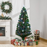 HomCom brad de Craciun, cu 21 becuri LED, 150cm