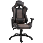 Vinsetto Poltrona da gaming e ufficio con Schienale Alto Ergonomico Marrone e Nero
