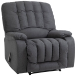 HOMCOM Poltrona Relax reclinabile in Tessuto - Grigio
