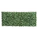 Outsunny Rotolo di Siepe Artificiale per Balcone e Giardino in PE Anti-UV con Foglie 240x100cm - Verde Scuro