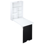 HOMCOM dulap de perete cu masa pliabila, 60x88.5x146.5cm