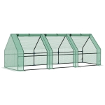 Outsunny Polytunnel Greenhouse, Steel Frame, XS size