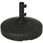 Outsunny Suport pentru Umbrela de Gradina cu diametrul 38-48 mm din Otel si HDPE cu Usa Laterala pentru Umplere, Ø48.5x36 cm
