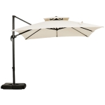 Outsunny Steel Frame Outdoor Roma Cantilever Umbrella