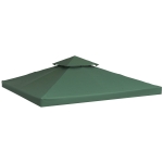 Vervangend dak voor metalen tuinpaviljoen paviljoen partytent tuintent 3x3m