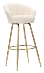 Mauro Ferretti Scaun de bar VIENNA CREAM CM 55X53X110