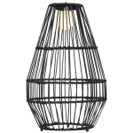 Outsunny buitenlamp, tuinlamp, werkt op zonne-energie, brandtijd van 8 uur, automatische inschakeling, rotanlook, 34 x 34 x 56 cm
