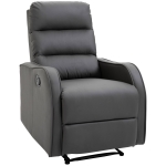 HOMCOM Poltrona Relax com cadeira reclinável manual de até 160° 65x89x100cm
