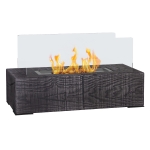 HOMCOM Kamin na etanol, kominek stołowy, 1000BTU Tischfeuer, 0,15L Bio-Etanol Kamin