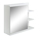 Miroir De Salle De Bain Kleankin Avec étagères – Design Moderne, Finition Bois, Gain De Place Et Rangement Malin ! - 11