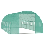 Outsunny Sera Gradina 3×2 m – Verde, PE & Cadru din Otel
