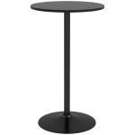 HOMCOM Bar Table High Table, Table for 2 People, 60 x 60 x 102 cm, Black