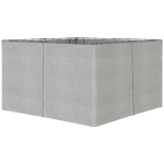 Outsunny 4 Pack Universal Gazebo Replacement Sidewalls Privacy Panel for Most 3 x 4m Gazebo Canopy Pavillion Outdoor Shelter Curtains Accessories Light Grey