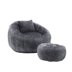 Comfy Sacks Poltrona A Sacco In Memory Foam – Microsuede – Nero – Lavabile - 2
