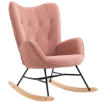 HOMCOM schommelstoel 84 cm x 70 cm x 96 cm