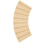 Outsunny Uitrolbaar Tuinpad, Weerbestendig, Vurenhout, 120 x 47 x 1 cm, Natuurlijk