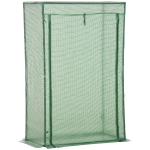 Outsunny kas met roldeur groen 100 x 50 x 149 cm