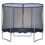 Trampolina z siatką zabezpieczającą Trampolina ogrodowa Stal Ø 305 x wys. 248 cm