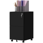 Vinsetto Hondenbox Hondenkooi, inclusief bodembak, vergrendeling, universele wielen, 94 cm x 58 cm x 78 cm, Zwart