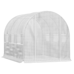 Outsunny Sera Walk‑In Tunel 3×2×2 m din Policarbonat – 6 Ferestre