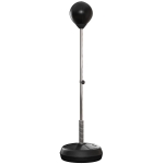 HOMCOM Zestaw Bokserski dla Młodzieży, Regulowany, z Rękawicami i Pompką, Czarny