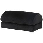 HOMCOM Multifunctionele Voetensteun, Gebogen Oppervlak, Antislip Pads, 32 x 22 x 15 cm, Zwart