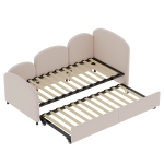 Lit de jour avec tiroirs, pour chambre d'enfant et salon, 90x200 cm, Rose