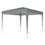 Outsunny 3 x 3 m Popup-Paviljoen met Draagtas, UPF50+ Hoogteverstelbaar Tuinpaviljoen, Lichtgrijs