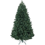 HOMCOM Sapin de Noël Artificiel 180 cm Arbre de Noël avec support en acier pliable, 1061 branches, décoration de Noël, vert