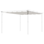 Outsunny Ersatzdach für Pergola Sonnensegel 4 x 3 m - Creme