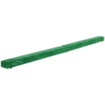 HOMCOM Faltbarer Schwebebalken, rutschfest, Wildlederbezug, robustes Holz, 210 x 10 x 6,5 cm, Blau