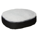 PawHut Cama para Perros y Gatos Lavable Colchón para Perros Medianos con Funda Desenfundable 80x72x18 cm Gris y Negro