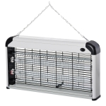 Outsunny Lampe anti-moustique, tueur d'insectes électrique UV 30W, tue-mouche électrique, piège à moustique, efficace sur une surface de 60 m², pour intérieur et extérieur, noir gris