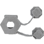 PawHut Katzen Kletterwand, inkl. Katzenhaus, Leitern, Spielball, platzsparend, Hellgrau